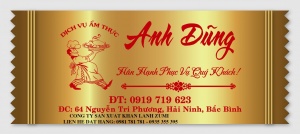 in khăn lạnh nhà hàng quận 6